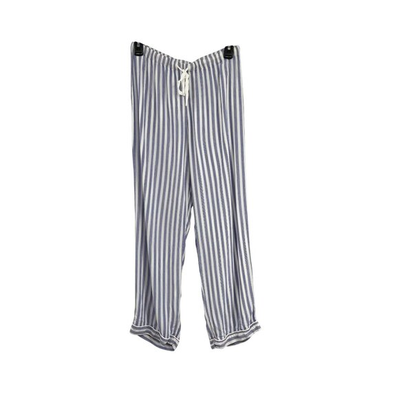 Rails Sleep Lounge Pants Womens Small Petite Blue Striped Rayon Pajama Bottoms - Picture 1 of 16